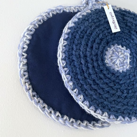 Crochet Pot Holders, Kitchen Decor, Crochet Gift Under 15, Handmade Potholders - Picture 4 of 8